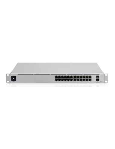 Image of the Ubiquiti UniFi Gen2 24-Port Pro Switch showcasing its design and features.