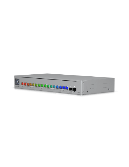 Ubiquiti UniFi Pro Max 16-Port PoE Switch with 180W PoE, showcasing the front view of the device.