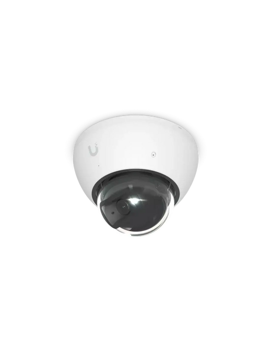 Ubiquiti UniFi Protect 8MP AI Dome IP Camera model UVC-AI-Dome-W, showcasing its sleek design and advanced features.