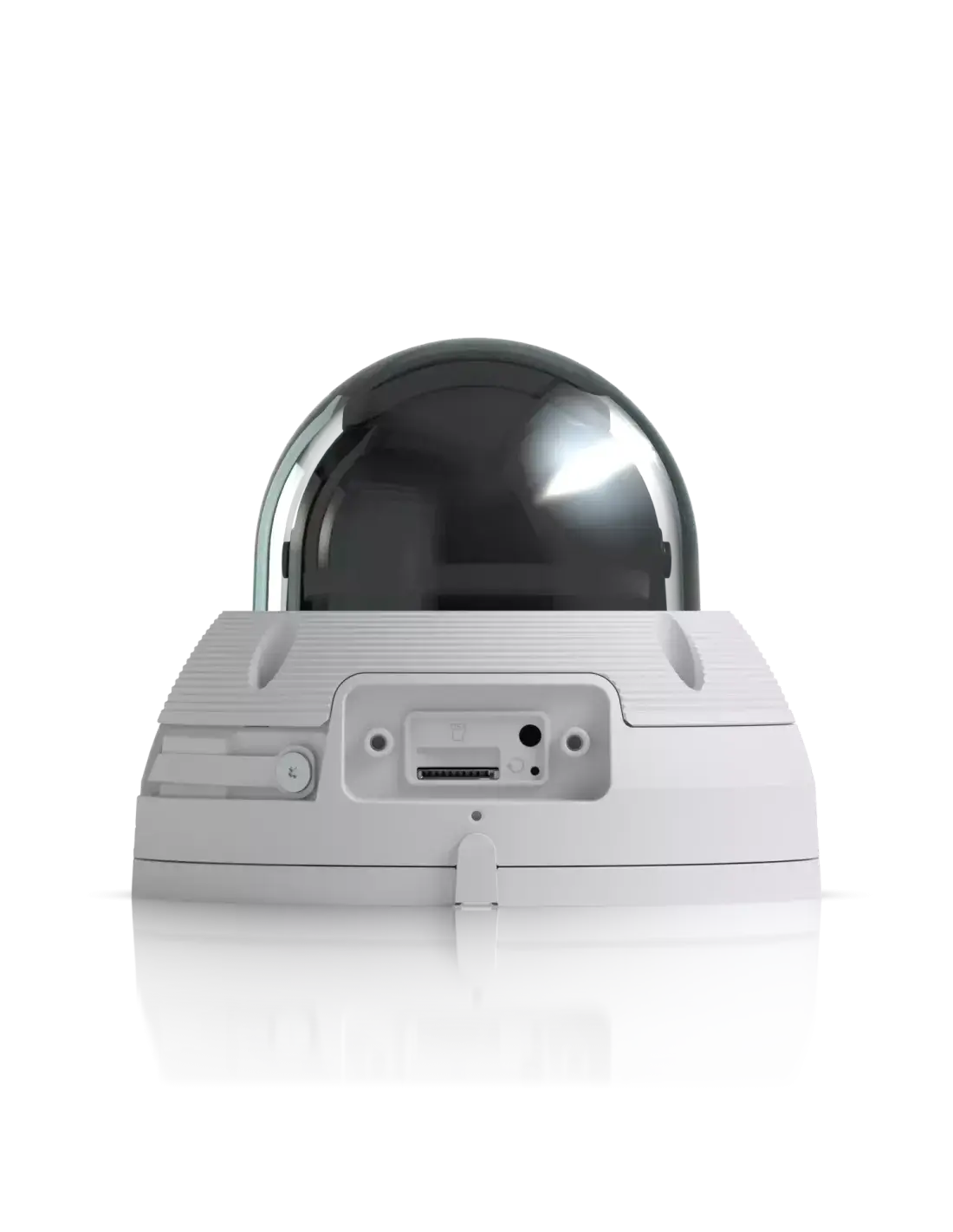 Ubiquiti UniFi Protect 8MP AI Dome IP Camera, model UVC-AI-Dome-W, showcasing its sleek design and advanced features.