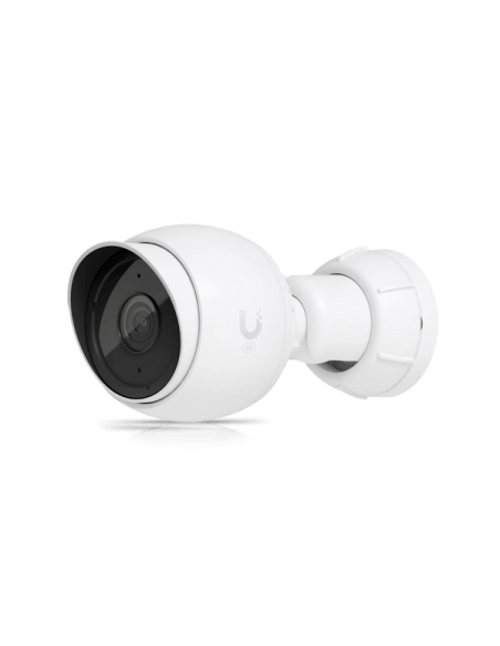 Ubiquiti UniFi Protect G5 Bullet 4MP IP Camera mounted outdoors, showcasing its sleek design and surveillance capabilities.