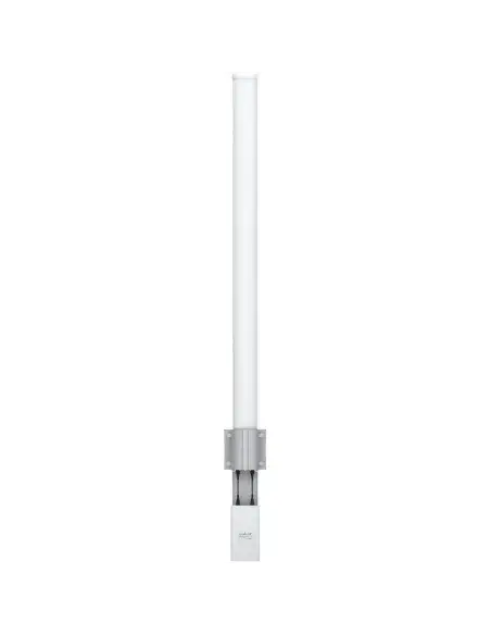 Ubiquiti airMAX Omni 2.4GHz 13dBi antenna with a sleek design, ideal for enhancing wireless connectivity.