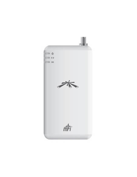 Ubiquiti mFi mPort Gateway with Serial Port, designed for connecting up to 3 mFi sensors with PoE support.
