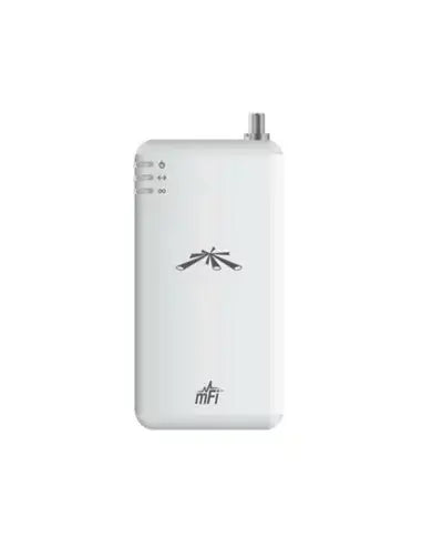 Ubiquiti mFi mPort Gateway with Serial Port, featuring a T-block IP gateway designed for connecting up to 3 mFi sensors with 802.11n and PoE support.