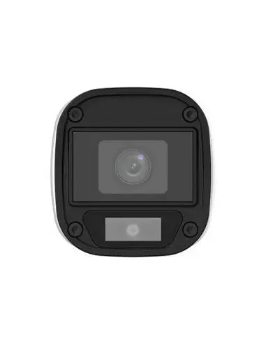 Image of the UNV 2MP ColourHunter Mini Bullet Camera featuring a fixed infrared capability.