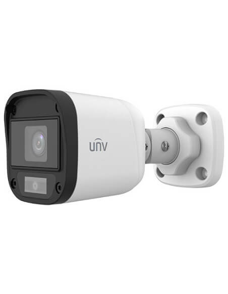 UNV 2MP ColourHunter Mini Bullet Camera with fixed infrared capabilities.
