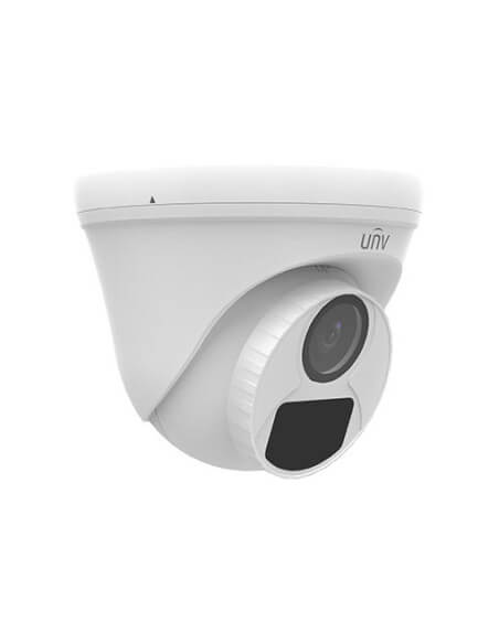 UNV 2MP HD Mini Turret Camera with Fixed IR, showcasing a compact design suitable for surveillance.