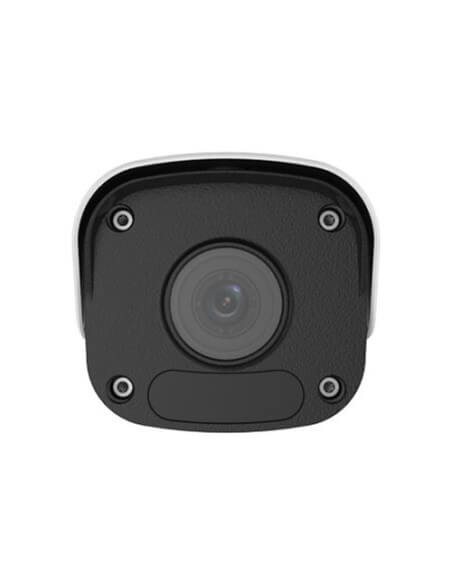 UNV 4MP Mini Fixed Bullet Camera with a plastic casing, supporting up to 30 FPS.