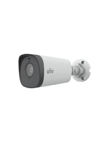 UNV Ultra H.265 2MP Lighthunter Fixed Bullet IP Camera showcasing its sleek design and advanced surveillance capabilities.