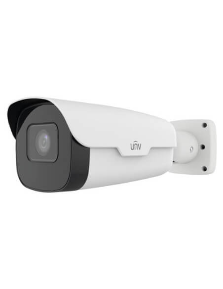 Image of the UNV Ultra H.265 8MP LightHunter Deep Learning Camera showcasing its design and features.
