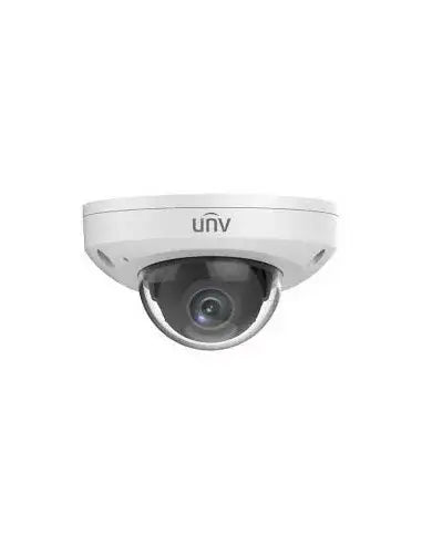 UNV Ultra H.265 2MP LightHunter Mini Dome IP Camera showcasing its compact design and advanced surveillance features.