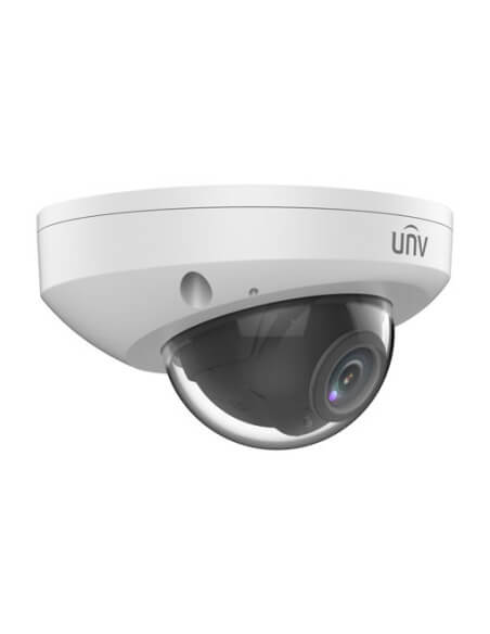 Image of the UNV Ultra H.265 2MP LightHunter Mini Dome IP Camera showcasing its compact design and features.
