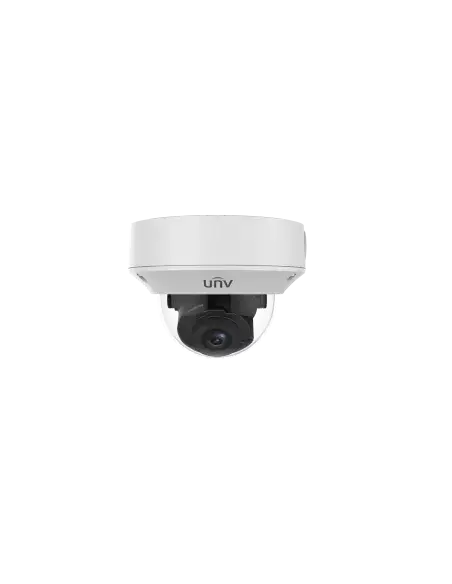 Uniview 2MP Ultra H.265 Varifocal Dome Camera showcasing its design and features.