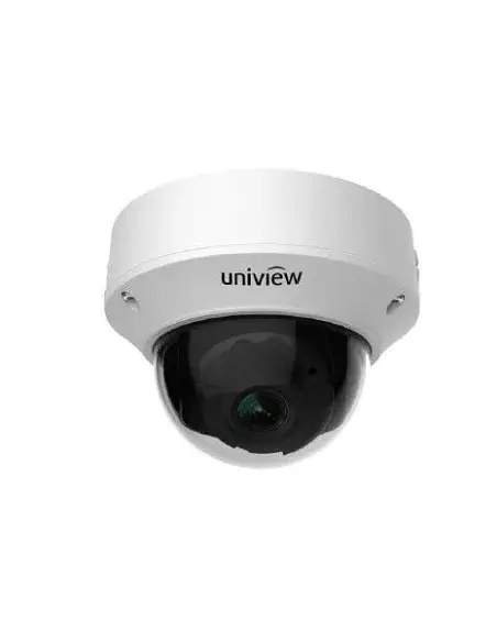 Uniview 2MP Ultra H.265 Fixed Vandal Dome Camera showcasing its sleek design and durable build.