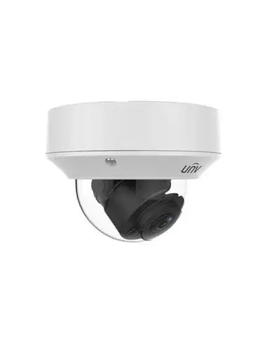 Uniview 2MP H.265 Fixed Motorised Dome Camera showcasing its sleek design and features.