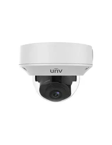 Uniview 2MP H.265 Fixed Motorised Dome Camera showcasing its design and features.