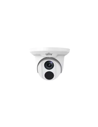 UNV Ultra H.265 4MP Fixed Eyeball Dome Camera showcasing a sleek design suitable for surveillance.