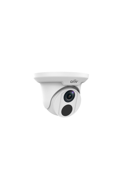 Image of the UNV Ultra H.265 4MP Fixed Eyeball Dome Camera showcasing its design and features.