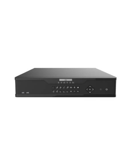 UNV Ultra H.265 16-Channel NVR with 4 HDD slots, X-Series model displayed