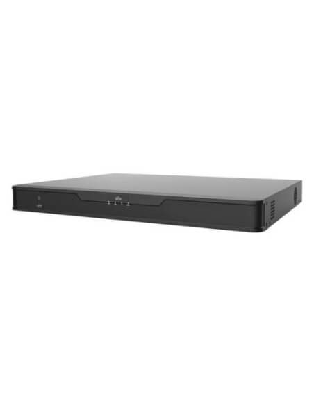 UNV H.265 32-Channel NVR with 4 HDD slots, showcasing the Prime Series design.