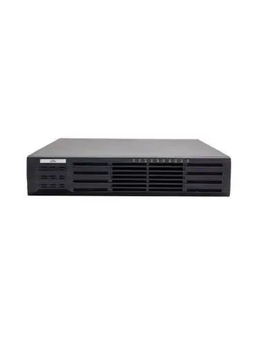 UNV H.265 64-Channel NVR with 8 HDD slots, part of the PRIME Series, showcasing its sleek design and functionality.