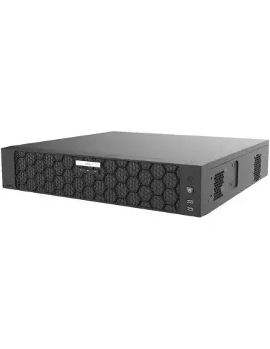 UNV PRIME AI 64-Channel NVR with 8 SATA Interfaces, showcasing its design and features.