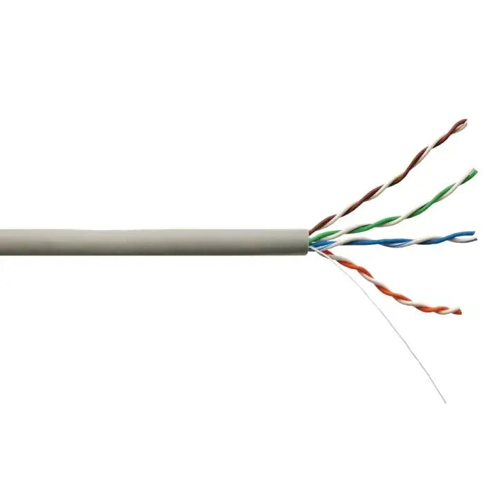 Scoop 500m Cat5e CCA Grey UTP Cable displayed in a webp image format.