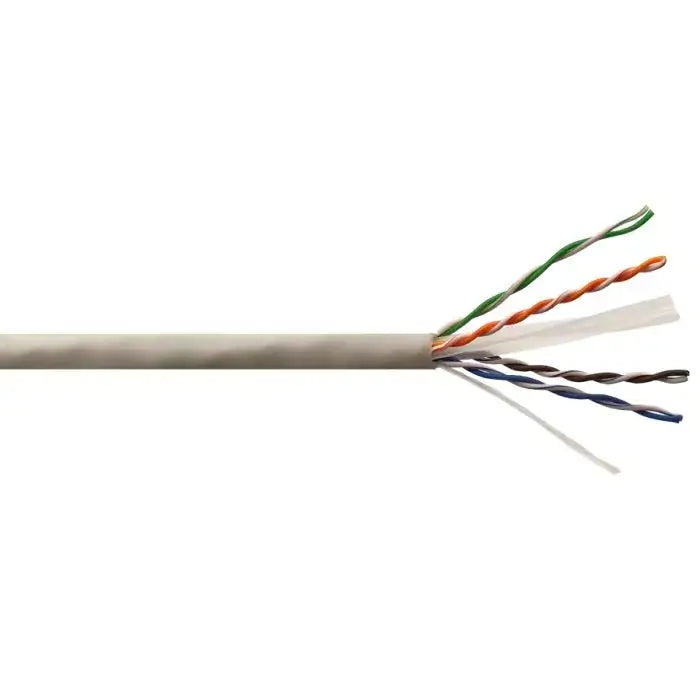 Linkbasic Cat6 305M Solid Grey UTP Cable, suitable for high-speed network connections.