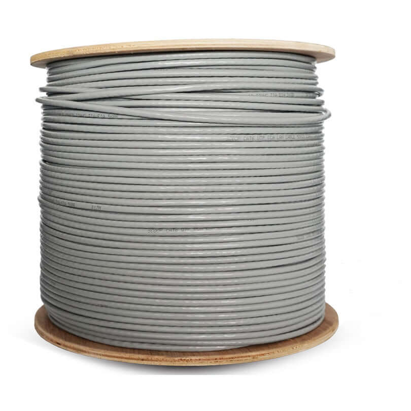 Scoop Cat6 500M CCA Grey UTP Cable, a high-quality networking cable suitable for various applications.