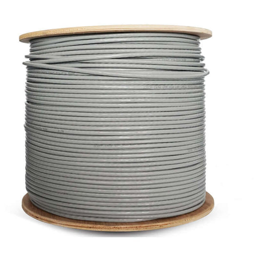 Scoop Cat6 500M CCA Grey UTP Cable, a high-quality networking cable suitable for various applications.