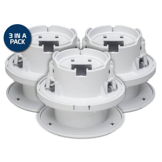 Ubiquiti UniFi Protect Flex Ceiling Mount 3 Pack for secure camera installation.