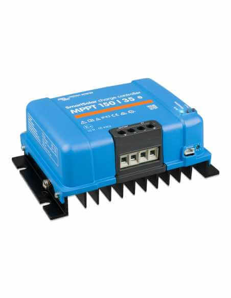 Victron Blue Solar MPPT 150/45 Charge Controller, a device for optimizing solar energy charging.