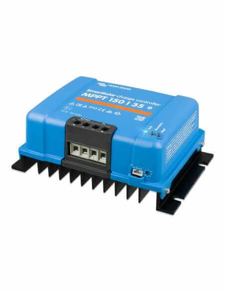 Victron Blue Solar MPPT 150/45 Charge Controller, a device for optimizing solar energy charging.