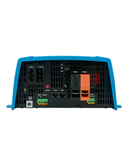 Victron MultiPlus 48V 1600VA Inverter image showing the device design and features.