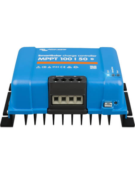 Victron Smart Solar MPPT 100/50 Charge Controller, a device for optimizing solar energy usage.