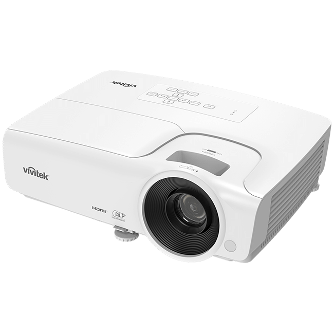 Vivitek DH278 EDU 1080p DLP projector featuring 4000 lumens brightness and a contrast ratio of 20,000:1.