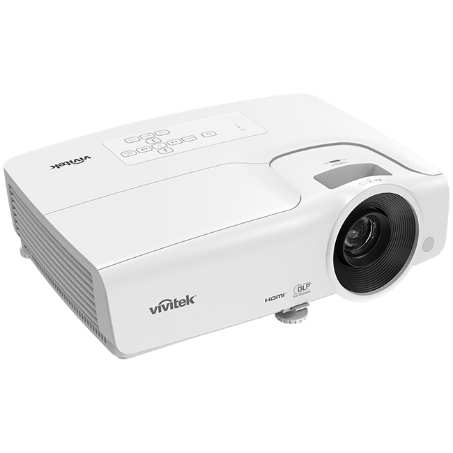 Vivitek DH278 EDU 1080p DLP projector with 4000 lumens brightness and 20,000:1 contrast ratio.