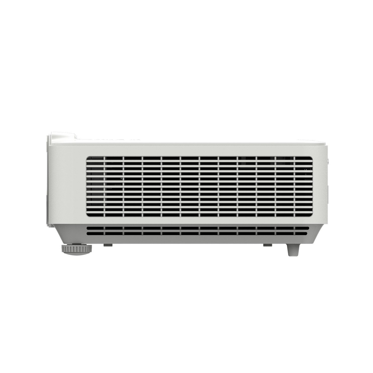 Left side view of the Vivitek DH3660Z 1080p Laser DLP Projector showcasing its design and features.