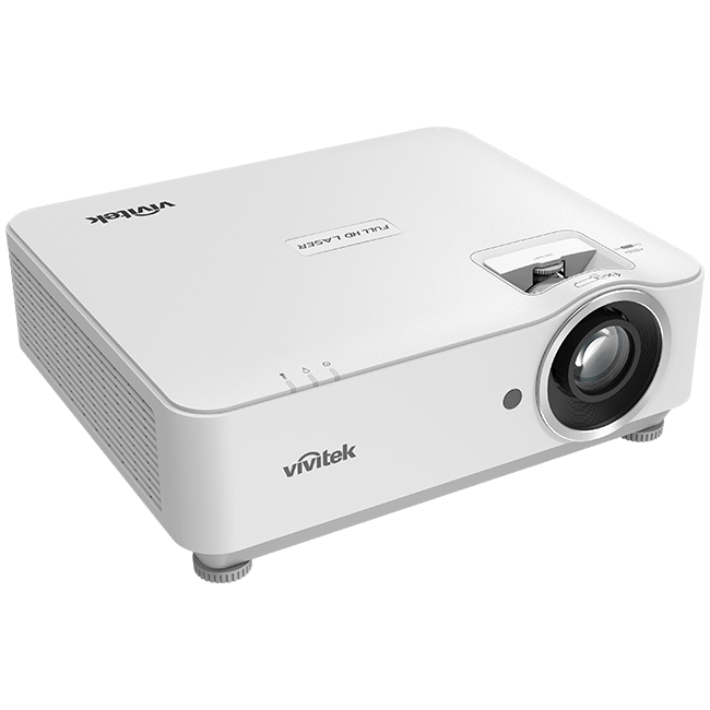 Vivitek DH3665ZN 1080p Laser DLP Novo Projector with 4500 Lumens brightness and a 5-year warranty.