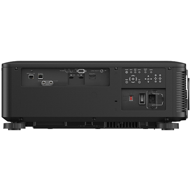 Vivitek DK10000Z BK 4K UHD Laser DLP Projector with 10,000 lumens brightness and 10,000:1 contrast ratio, featuring 8 optional lenses and a 5-year warranty.