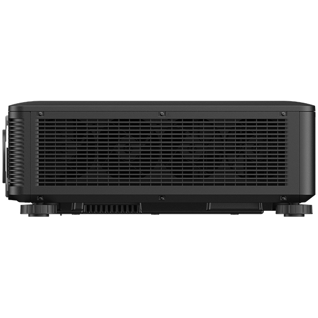 Vivitek DK10000Z BK 4K UHD Laser DLP Projector with 10,000 lumens and 10,000:1 contrast ratio, featuring 8 optional lenses and a 5-year warranty.