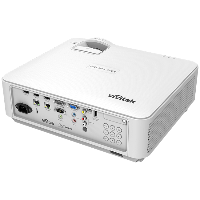 Vivitek DU3661Z WUXGA Laser DLP Projector with 5000 lumens brightness and 20,000:1 contrast ratio.