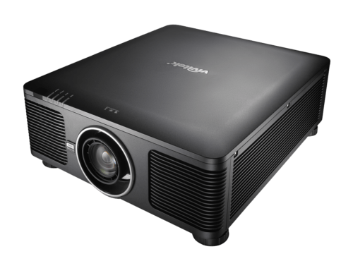 Vivitek DU8395Z BK high brightness WUXGA laser DLP projector with 15,000 lumens and 30,000:1 contrast ratio.
