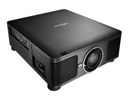 Vivitek DU8395Z BK high brightness WUXGA laser DLP projector featuring 15,000 lumens and a 30,000:1 contrast ratio.
