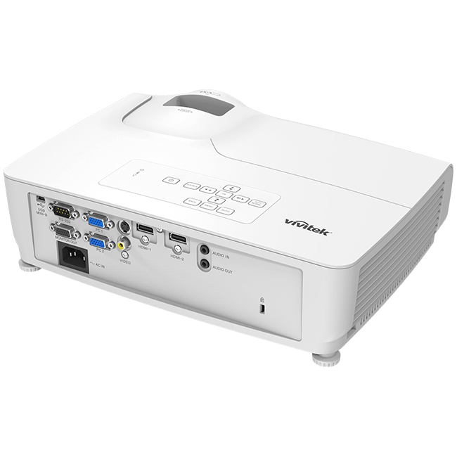 Vivitek DX283-ST EDU XGA Short Throw Projector with 3600 lumens brightness and 20000:1 contrast ratio.