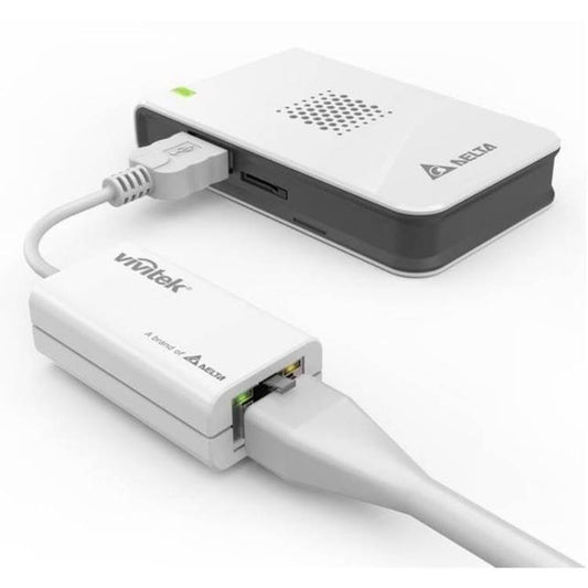 Vivitek NVK-VE01 NovoConnect USB Ethernet Adaptor for fast wired connections at 10/100Mbps.