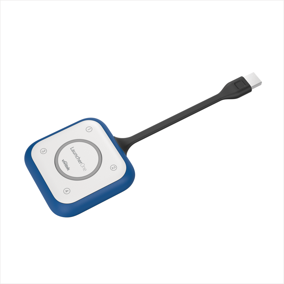 Set of 2 Vivitek LauncherOne high-security USB-A wireless presentation devices with embedded WiFi.