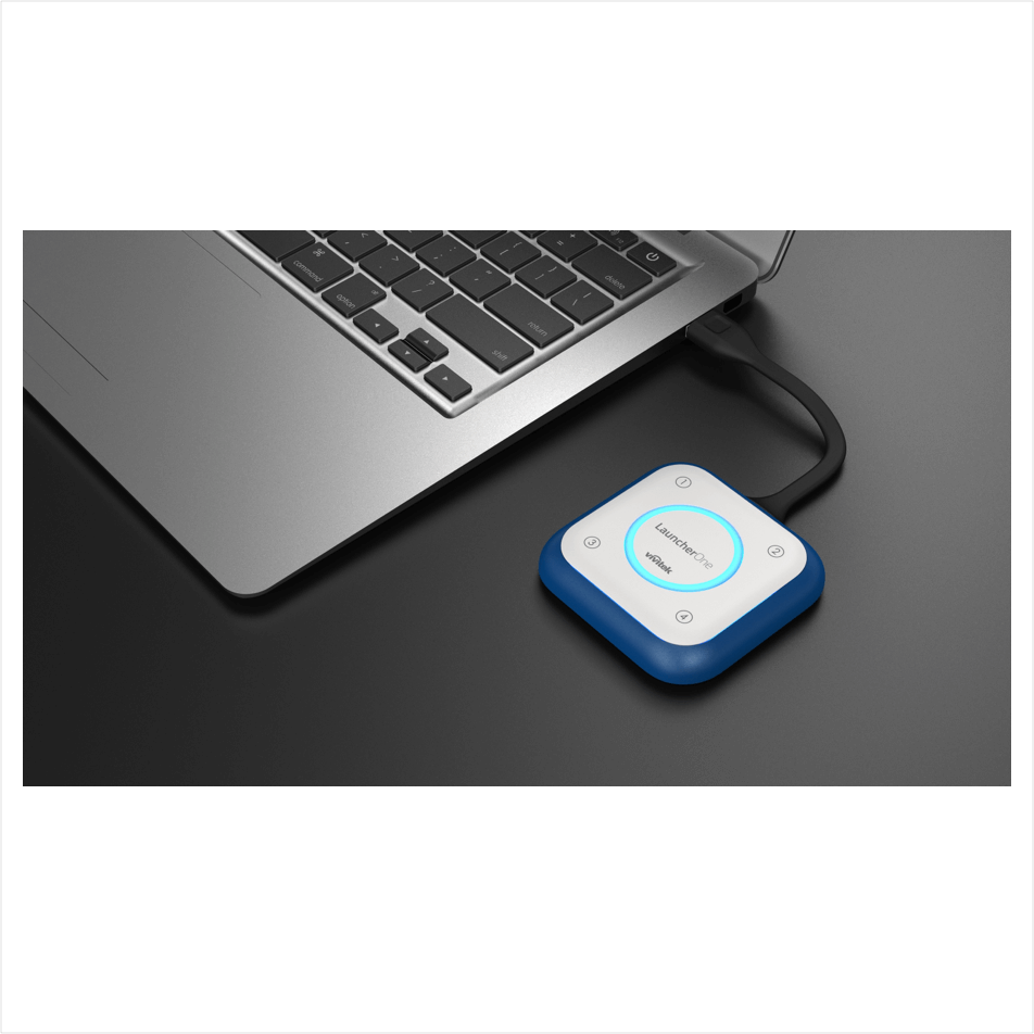 Set of 2 Vivitek LauncherOne high-security USB-A wireless presentation devices with embedded WiFi.