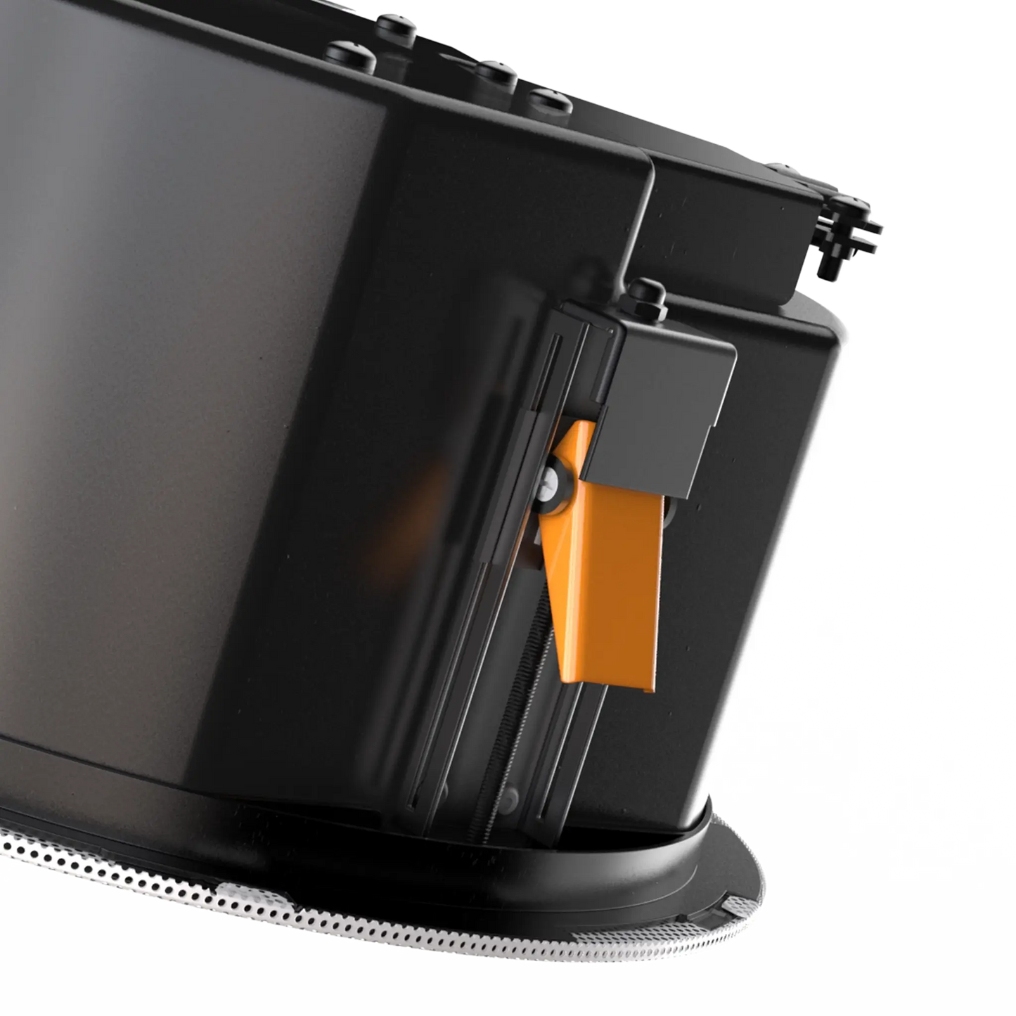 AUDAC CALI660 Safelatch 2-Way 6.5-inch Ceiling Speaker with Twist-Fix Grill in white color.