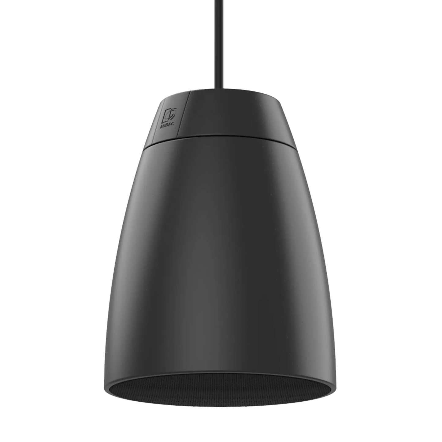 AUDAC ALTI4 2-WAY 4" Pendant Speaker in white, showcasing its sleek design and compact size.